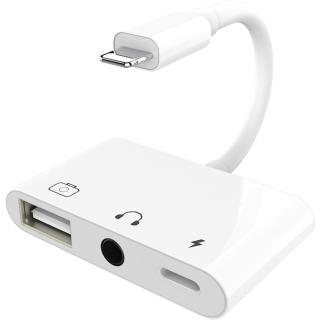 STAR Adaptor Lightning OTG- USB, Audio 3.5mm, Lightning Charging