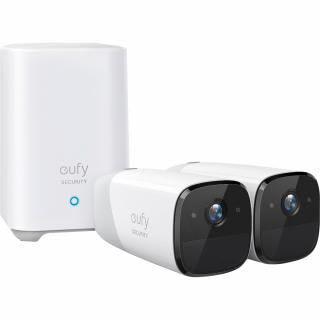 Eufy 2 Pro Sistem Camere de Supraveghere Wireless 2-Cam Kit Wireless Alb