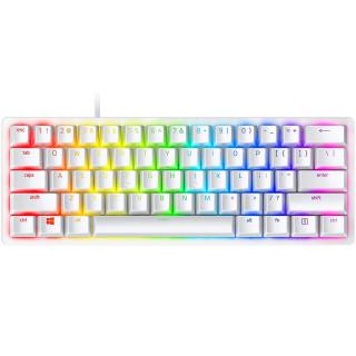 RAZER Huntsman Mini Mercury Gaming Keyboard Purple Switch - Clicky White