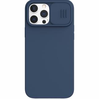 NILLKIN Husa Capac Spate CamShield Silky Silicone Albastru APPLE iPHONE 13 Pro Max