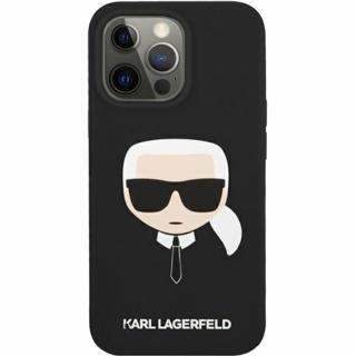 KARL LAGERFELD Husa Capac Spate Karl's Head Negru APPLE iPhone 13, iPhone 13 Pro