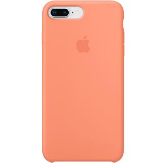 APPLE Husa Capac Spate Silicon Peach Portocaliu APPLE iPhone 8 Plus