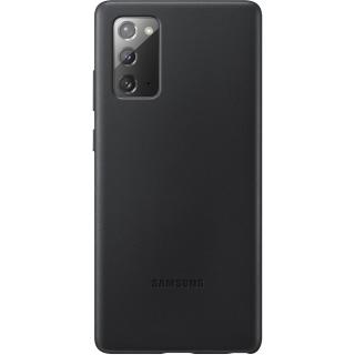 SAMSUNG Husa Capac Spate Piele Negru SAMSUNG Galaxy Note 20