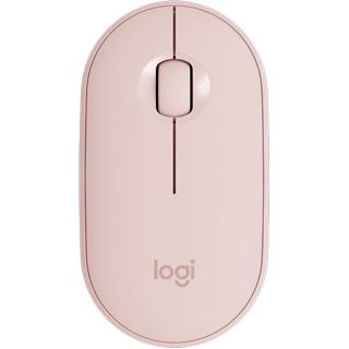 LOGITECH Mouse Wireless M350 Pebble Roz