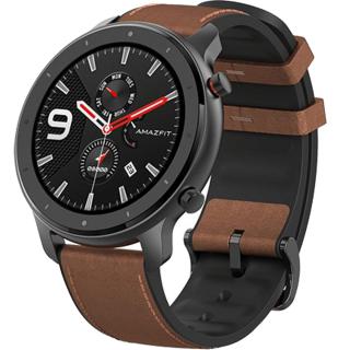 XIAOMI Smartwatch Amazfit GTR 47MM Carcasa Aluminiu si Curea Maro