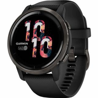GARMIN Smartwatch Venu 2 GPS Black/Slate Negru
