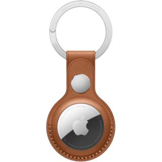 APPLE Breloc Leather Key Ring Pentru AirTag Maro