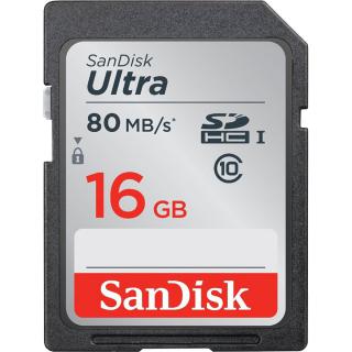 Card Memorie Ultra SDHC 16GB 80MB/s Clasa 10 UHS-I