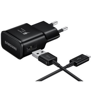 SAMSUNG Incarcator Priza Cu Cablu Cu Incarcare Rapida USB Type C, 2A Negru