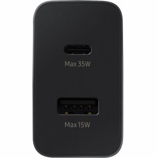 SAMSUNG Incarcator Priza Super Fast Charge 35W, Dual USB Type-C Fara cablu