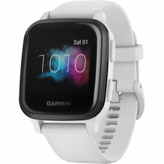 GARMIN Smartwatch Venu SQ Music Edition White / Slate Alb