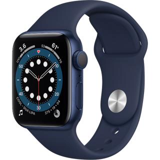 APPLE Smartwatch Watch 6 40mm Aluminiu Albastru Si Curea Sport Deep Navy Albastru