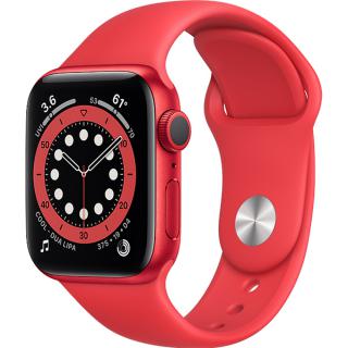 Smartwatch Watch 6 44mm Aluminium Product Red Si Curea Sport Rosu