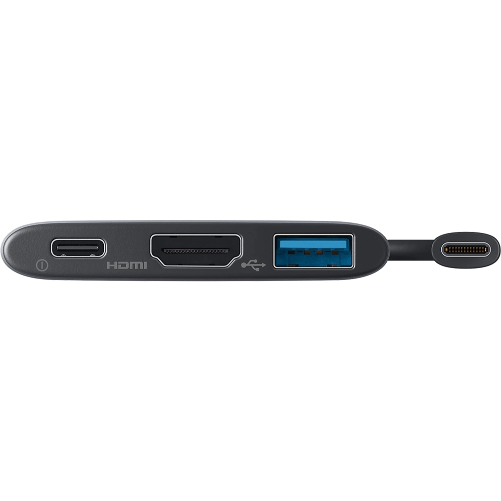 Adaptor Multiport USB-A, HDMI, Type-C Gri