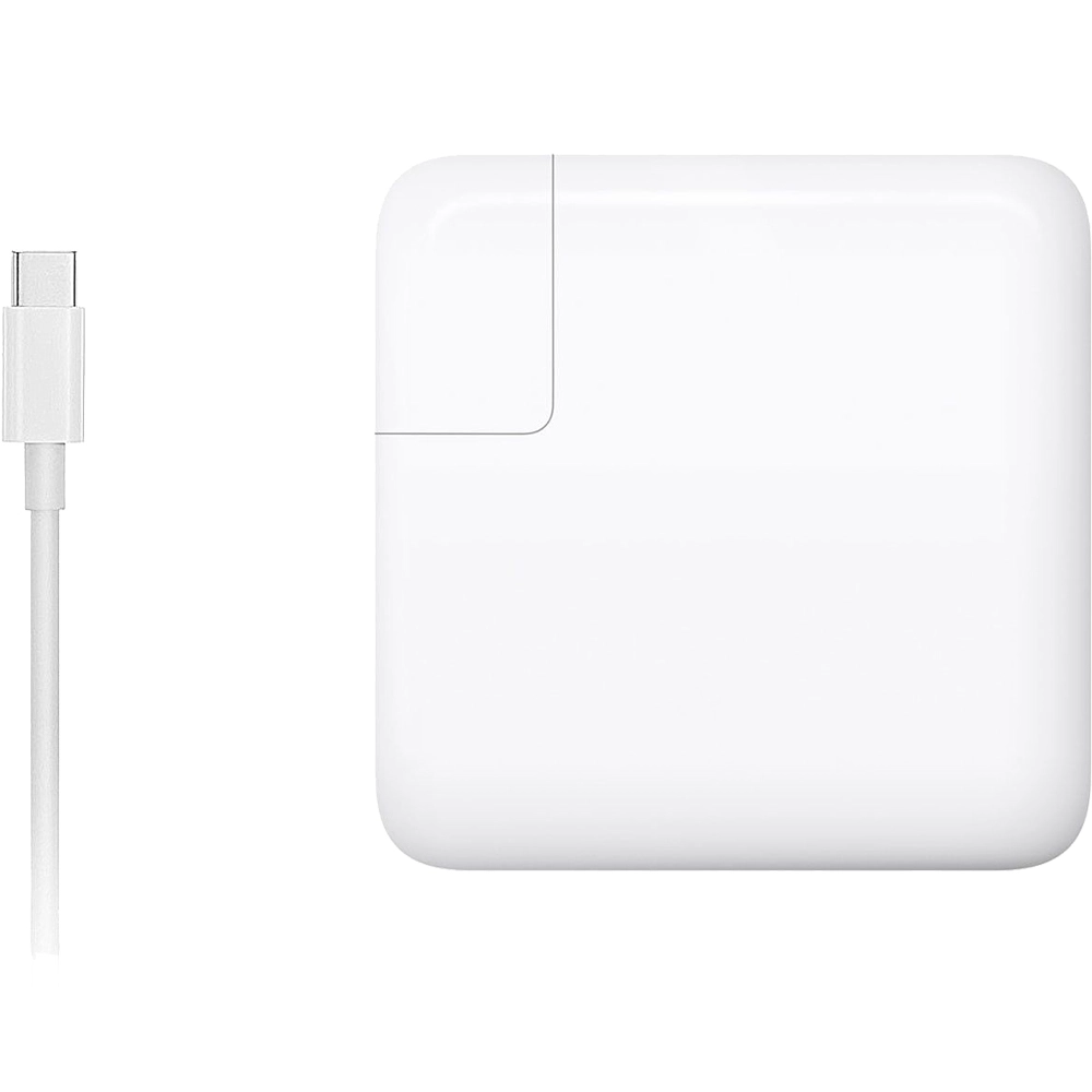 Incarcator Macbook putere 61W si cablu cu mufa USB Type-C, alb - Apple