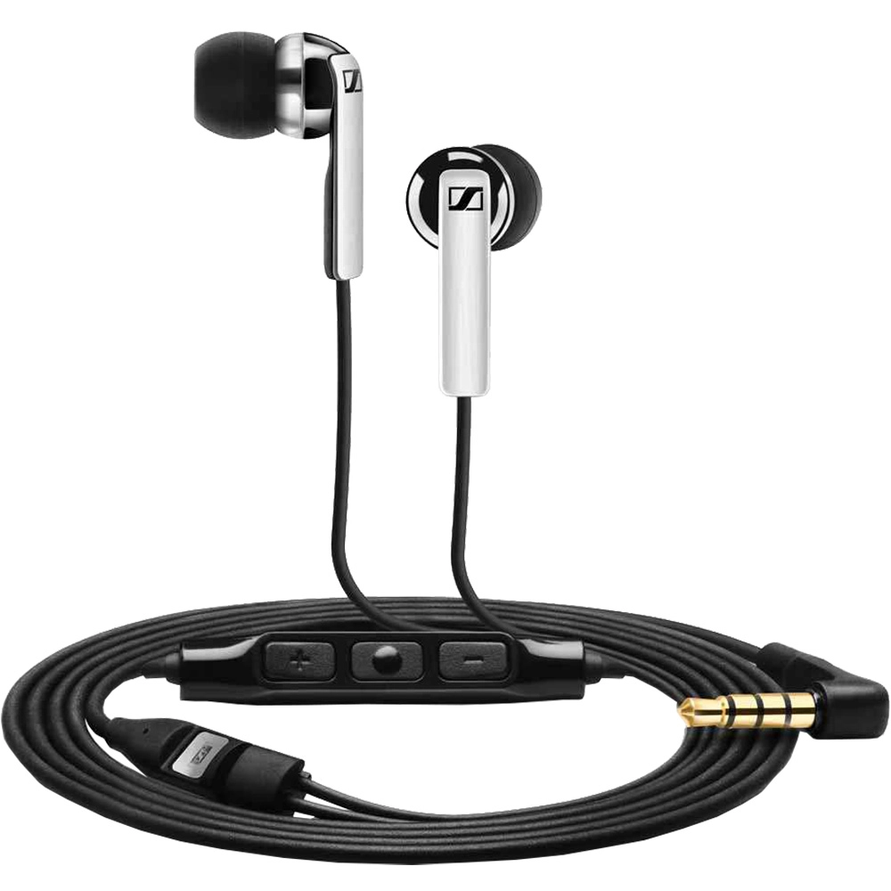 Casti Audio Cu Fir In Ear, Microfon, Buton Control, Mufa Jack 3,5 mm, Negru Argintiu