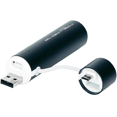Baterie Externa Power Tube 2600 mAh Micro USB Negru