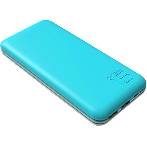 Baterie Externa S3 15000mAh Doua Porturi USB Alb Albastru