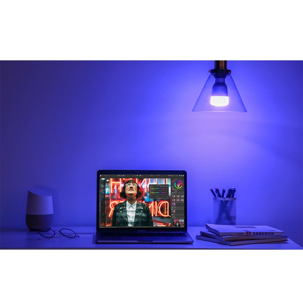 Bec Inteligent Yeelight Smart LED Bulb 1SE (color), Alexa, Ok Google, SmartThings, 1700K-6500K, 650 lm