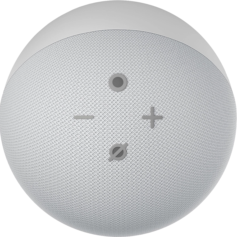 Boxa Echo Dot 4th Gen, Alexa, LED, Control Voce, Microfon, Alb