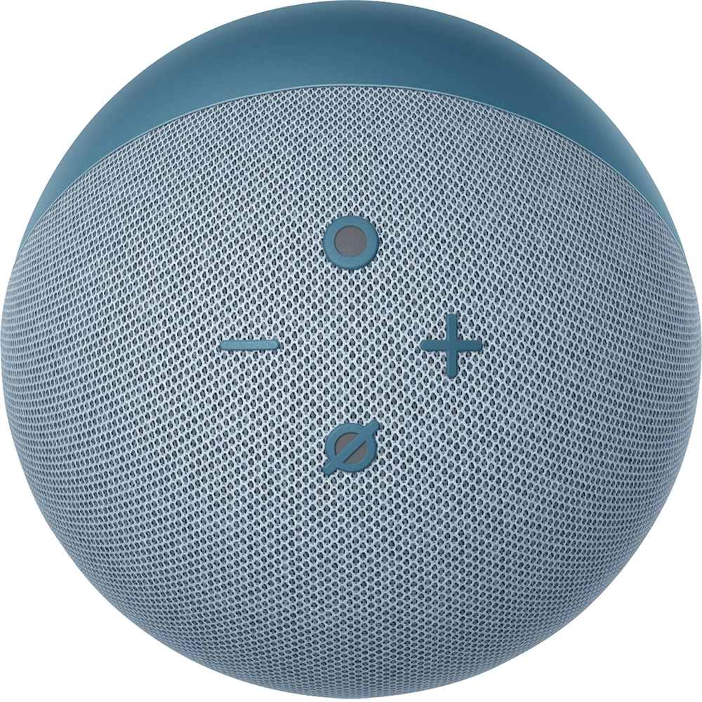 Boxa Echo Dot 4th Gen, Alexa, LED, Control Voce, Microfon, Albastru