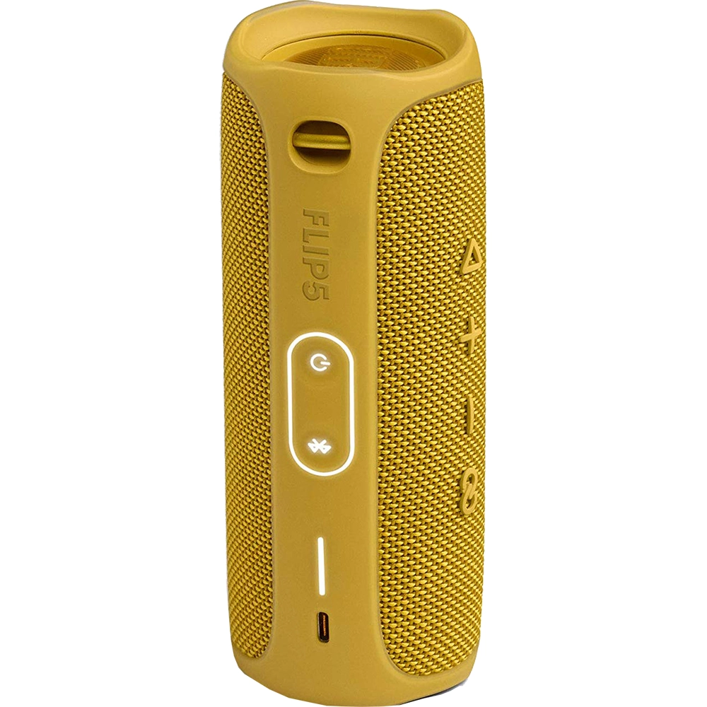 Boxa Portabila Wireless Bluetooth Flip 5, Buton Control, IPX7, Galben