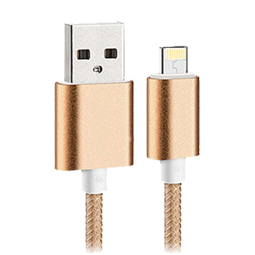 Cablu Date iDroid La USB 30CM Cu Incarcare Rapida 30CM Micro + Lightning Premium Auriu