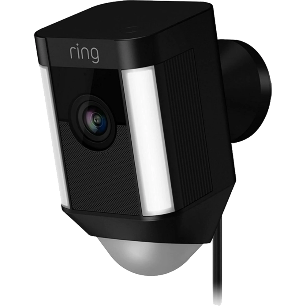 Camera de Supraveghere Spotlight HD Cu Difuzor Si Microfon, Camera 1080 HD, Ring-Always Home App, Negru