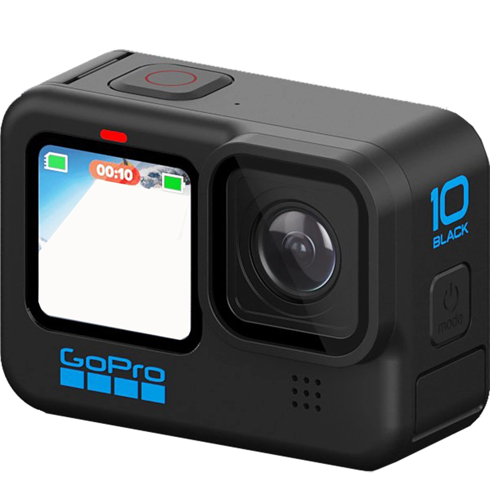 Camera de actiune/video Sport & Outdoor HERO10 Black, Wi-Fi, Bluetooth, H10B, 5.3K, HyperSmooth 4.0, 8X Slo-Mo , culoare neagra - CHDHX-101-RW