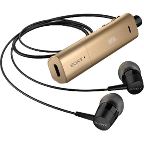 Casca Bluetooth Stereo, Microfon, HD Voice, Display, Radio FM, Buton Control, Auriu