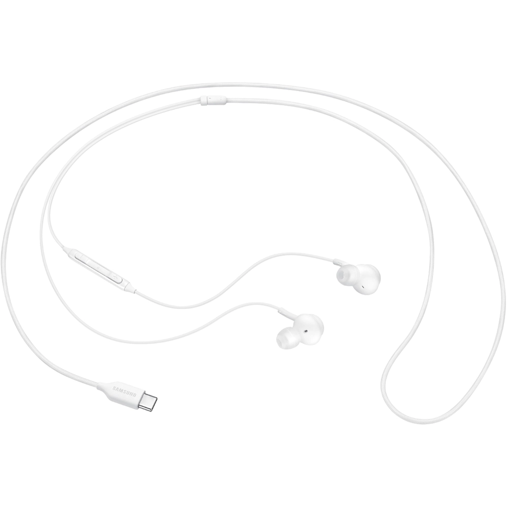 Casti Audio In-Ear AKG, cu volum si telecomanda pe fir, conector Mufa USB Type-C, Alb - Samsung