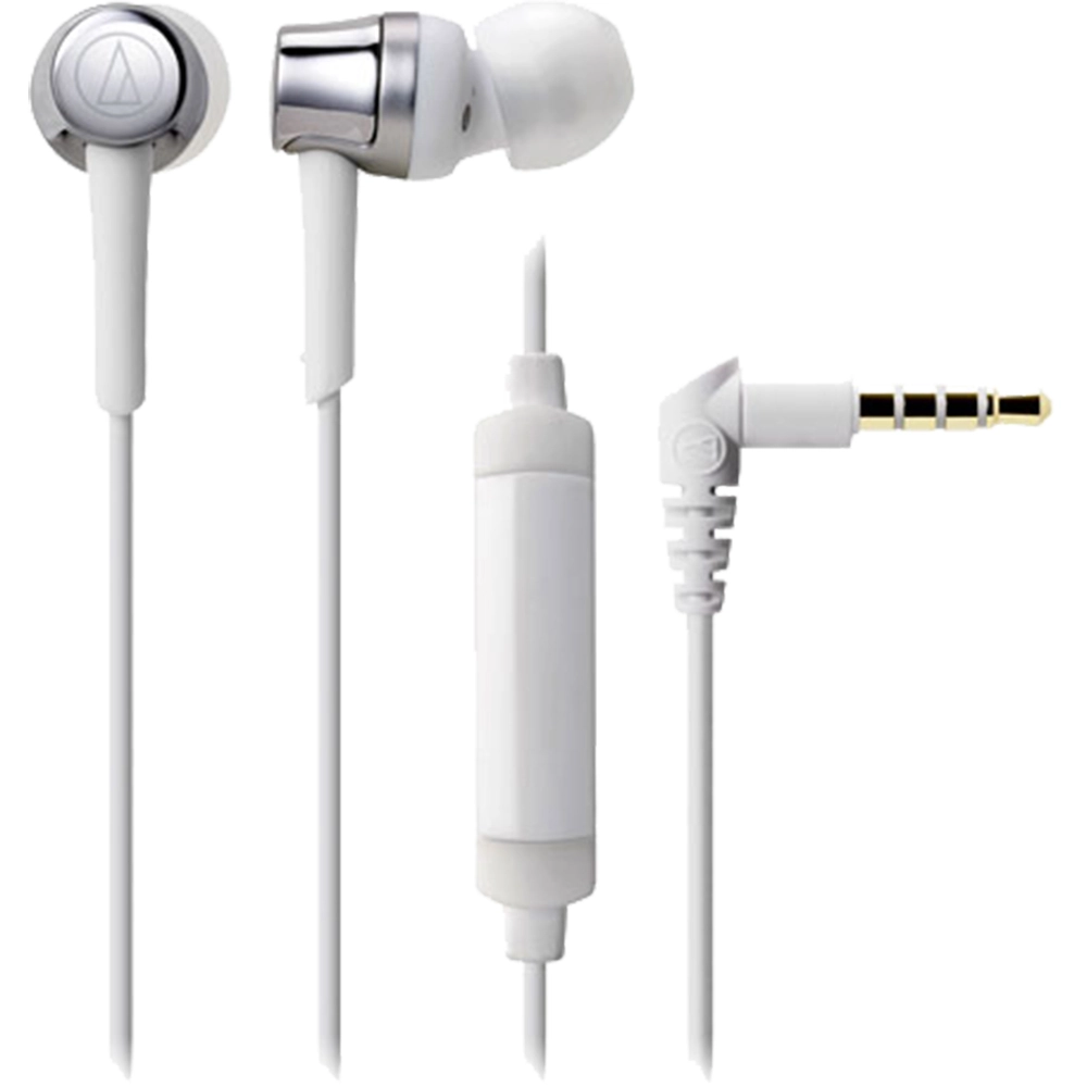 Casti Audio In Ear ATH-CKR30iS, Microfon, Controler In Linie, Mufa Jack 3.5 mm, Argintiu