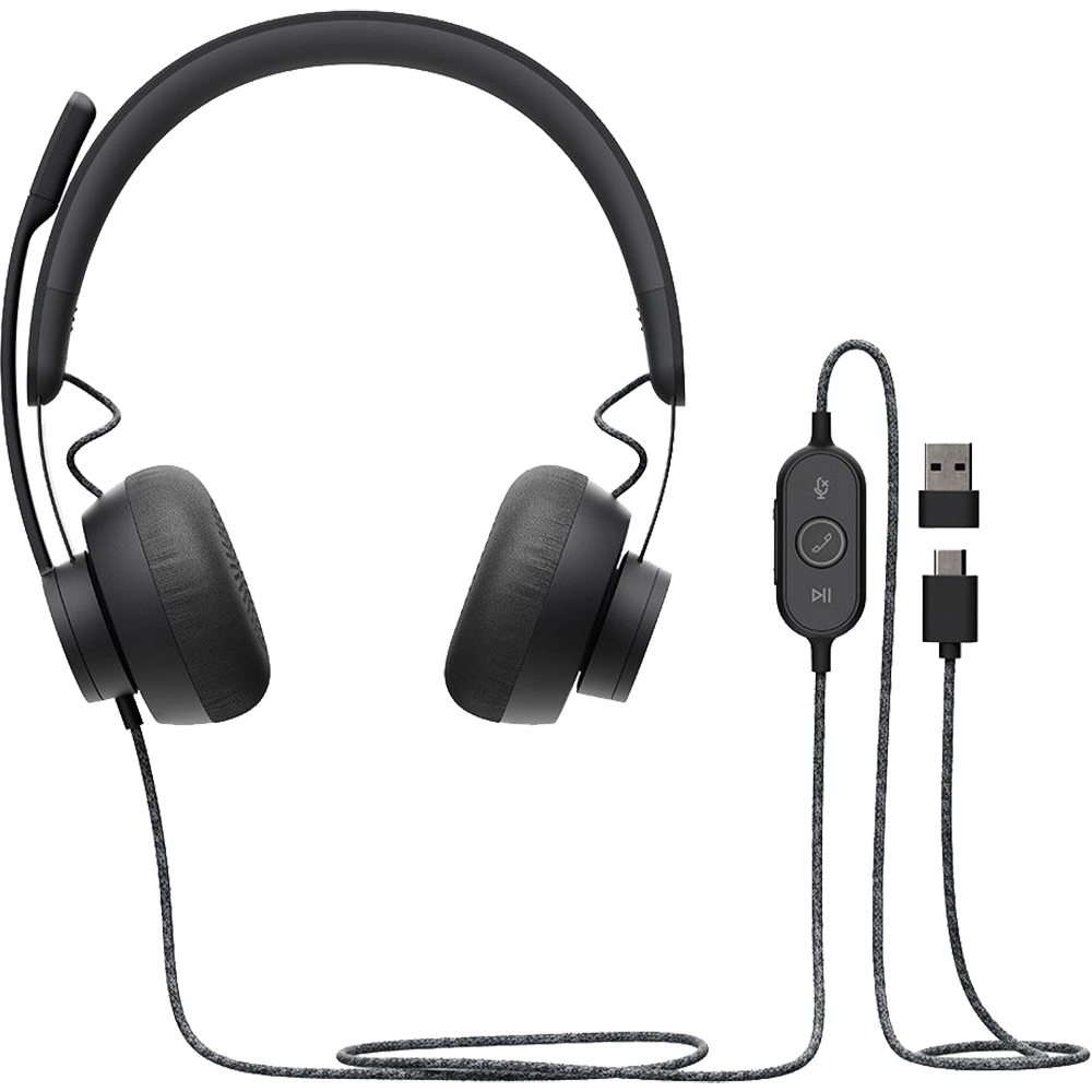 Skriv email svær at tilfredsstille absolutte Casti Audio Telefoane LOGITECH Casti Audio Zone Wired Headset Teams Over  Ear,... - Quickmobile