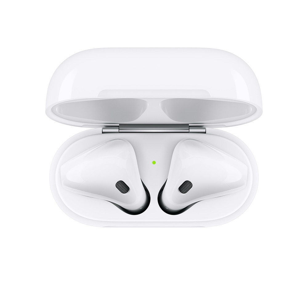 Casti Airpods 2 True Wireless Bluetooth cu Carcasa Incarcare Alb
