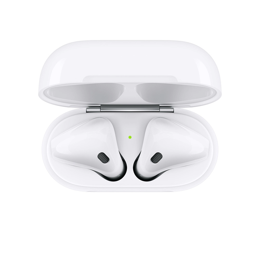 Casti Airpods 2, 2019, True Wireless Bluetooth cu Carcasa Incarcare Alb - MV7N2ZM/A - Apple