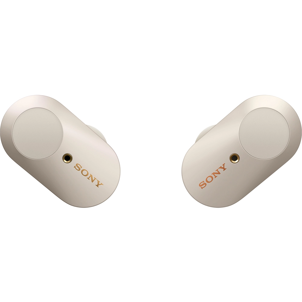 Casti Wireless Bluetooth WF-1000XM3 In Ear, Anulare Digitala A Zgomotului, Microfon, Control Tactil, Asistent Inteligent, Platinum Silver Argintiu