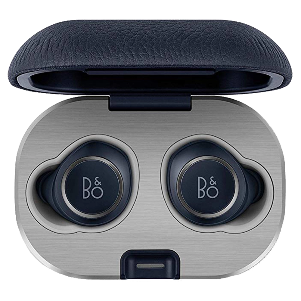 Casti Wireless Bluetooth In Ear E8 2.0, DSP Pentru Reglarea Si Egalizarea Sunetului, Interfata Tactila Intuitiva, Microfon, Indigo Albastru