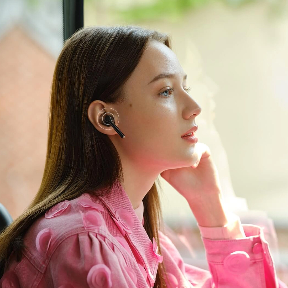 Casti Wireless Bluetooth Freebuds 3i In Ear, Active Noise Cancellation, Microfon, Negru