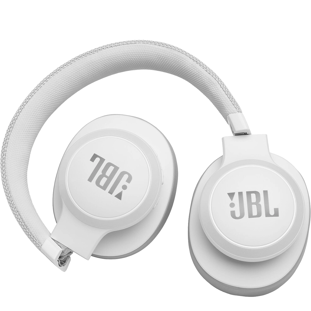 Casti Wireless Bluetooth Live 500 BT Over Ear, Microfon, Control Tactil, Asistent Inteligent, Multi-Point Connection, Alb