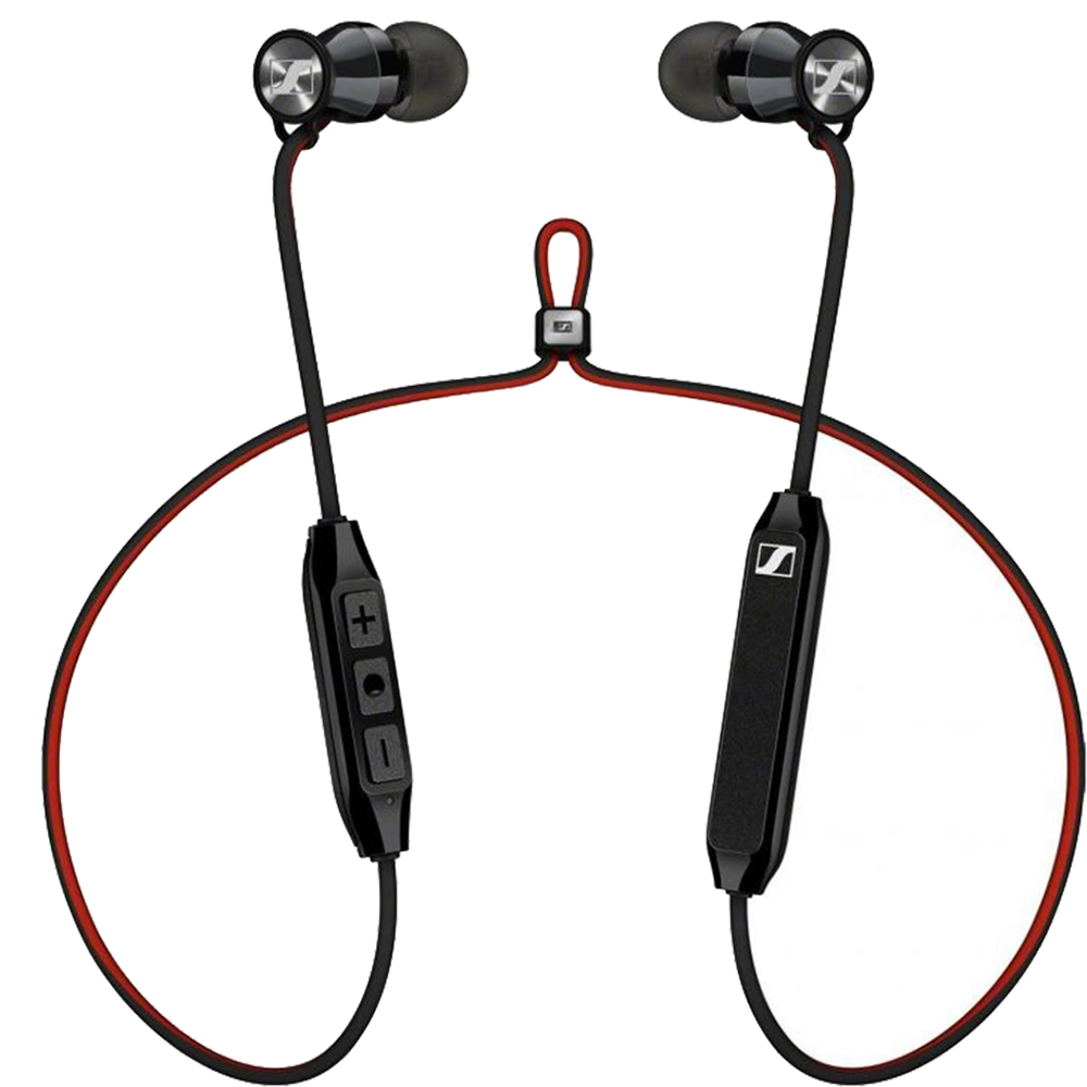 Casti Wireless Bluetooth In Ear Momentum Free, Neckband, Microfon, Mini Telecomanda Control,  Negru