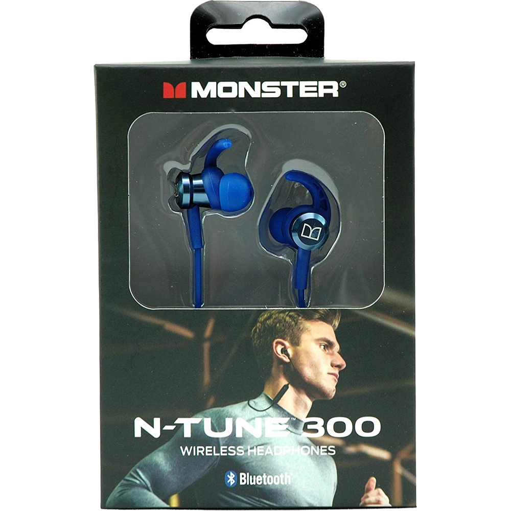 Casti Wireless Bluetooth N-Tune-300 In Ear, Microfon, Asistent Vocal, Buton Control, IPX4, Albastru
