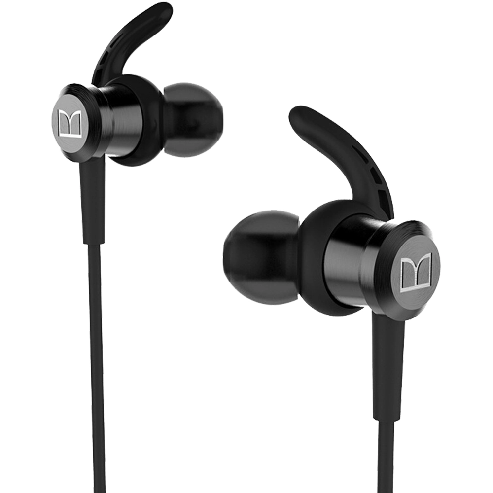 Casti Wireless Bluetooth N-Tune-300 In Ear, Microfon, Asistent Vocal, Buton Control, IPX4, Negru