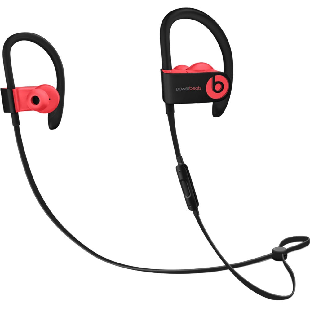 Casti Wireless Bluetooth In Ear Powerbeats 3, Izolare A Sunetului, Microfon Si Buton Control Volum, Siren Rosu