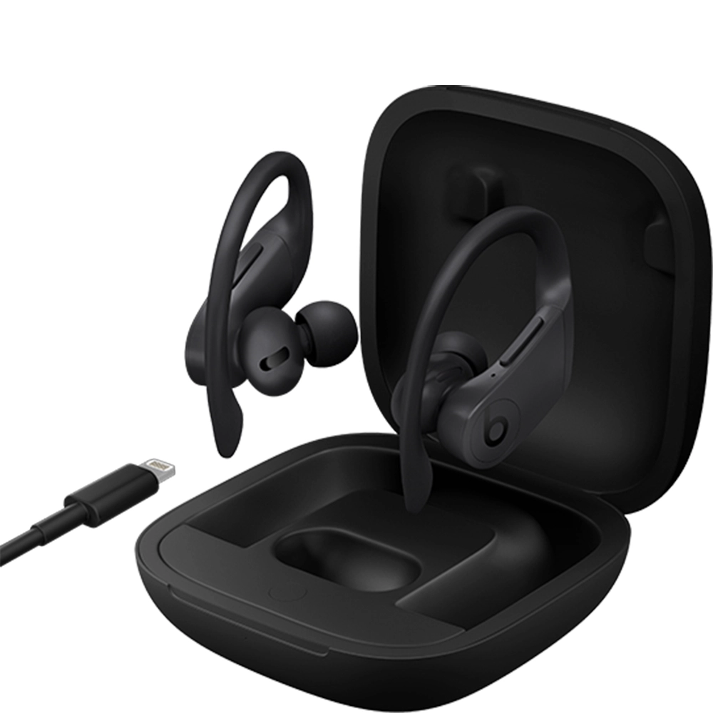 Casti Wireless Bluetooth In Ear, Powerbeats Pro, Control Tactil, Microfon, Chip Apple H1, Negru