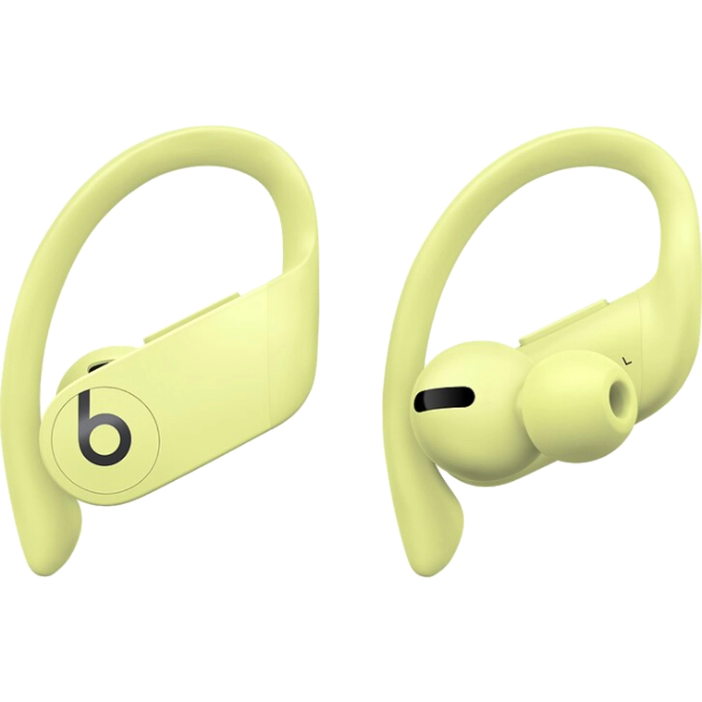 Casti Wireless Bluetooth In Ear, Powerbeats Pro, Control Tactil, Microfon, Chip Apple H1, Spring Yellow Galben