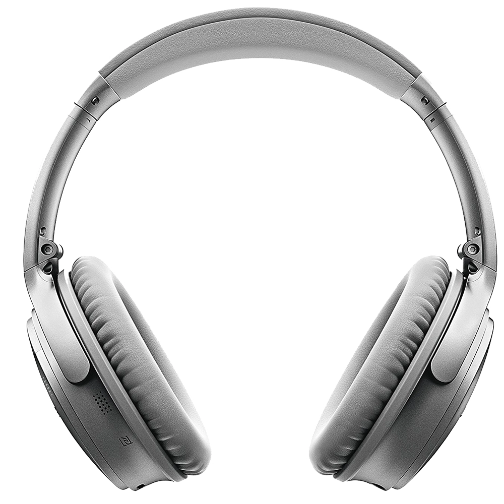 Casti Wireless Bluetooth QuietComfort 35 II Over Ear, NFC, Active Noise Cancellation, Microfon Dual, Argintiu