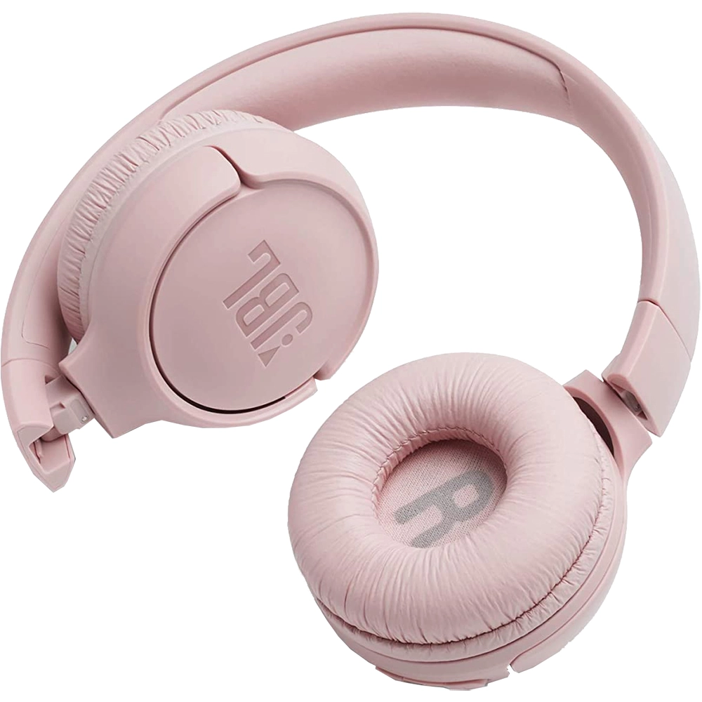 Casti Wireless Bluetooth T500BT Powerful Bas On Ear, Microfon, Roz