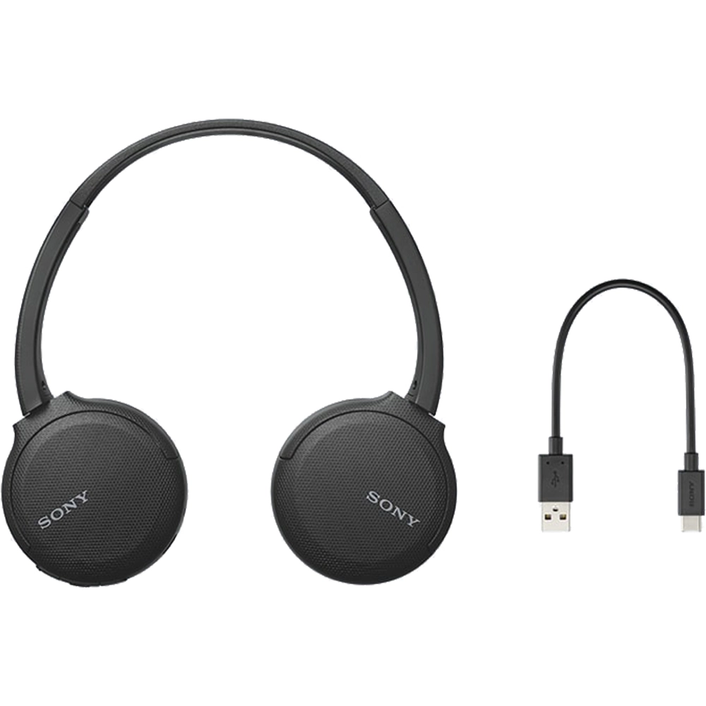Casti Wireless  Bluetooth WH-CH510 On-Ear, Microfon, Volum Control, Negru