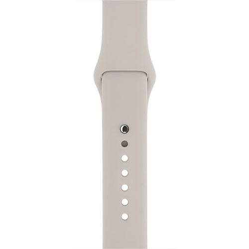 Curea Sport Gri Stone Pin Otel Inoxidabil Apple Watch 38MM Gri