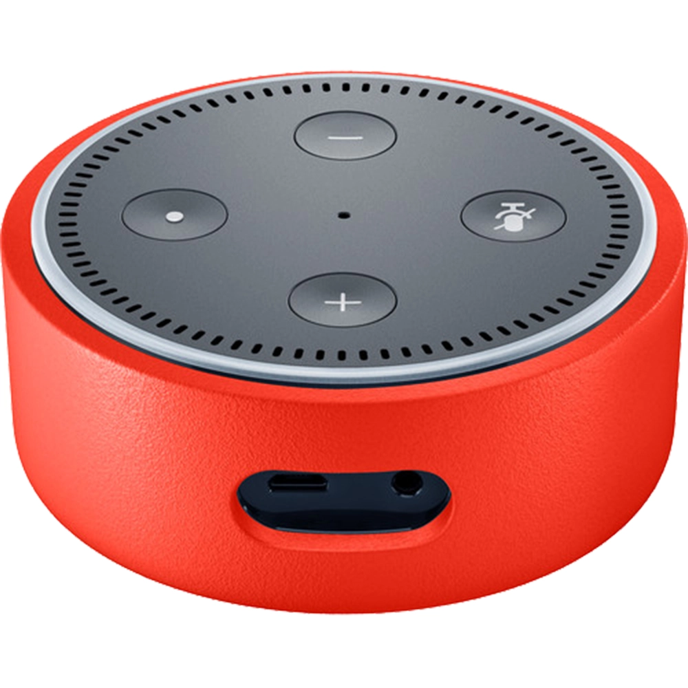 Echo Dot Kids Edition, Alexa, Control Voce, Panou Control, Microfon, Punch Red Rosu
